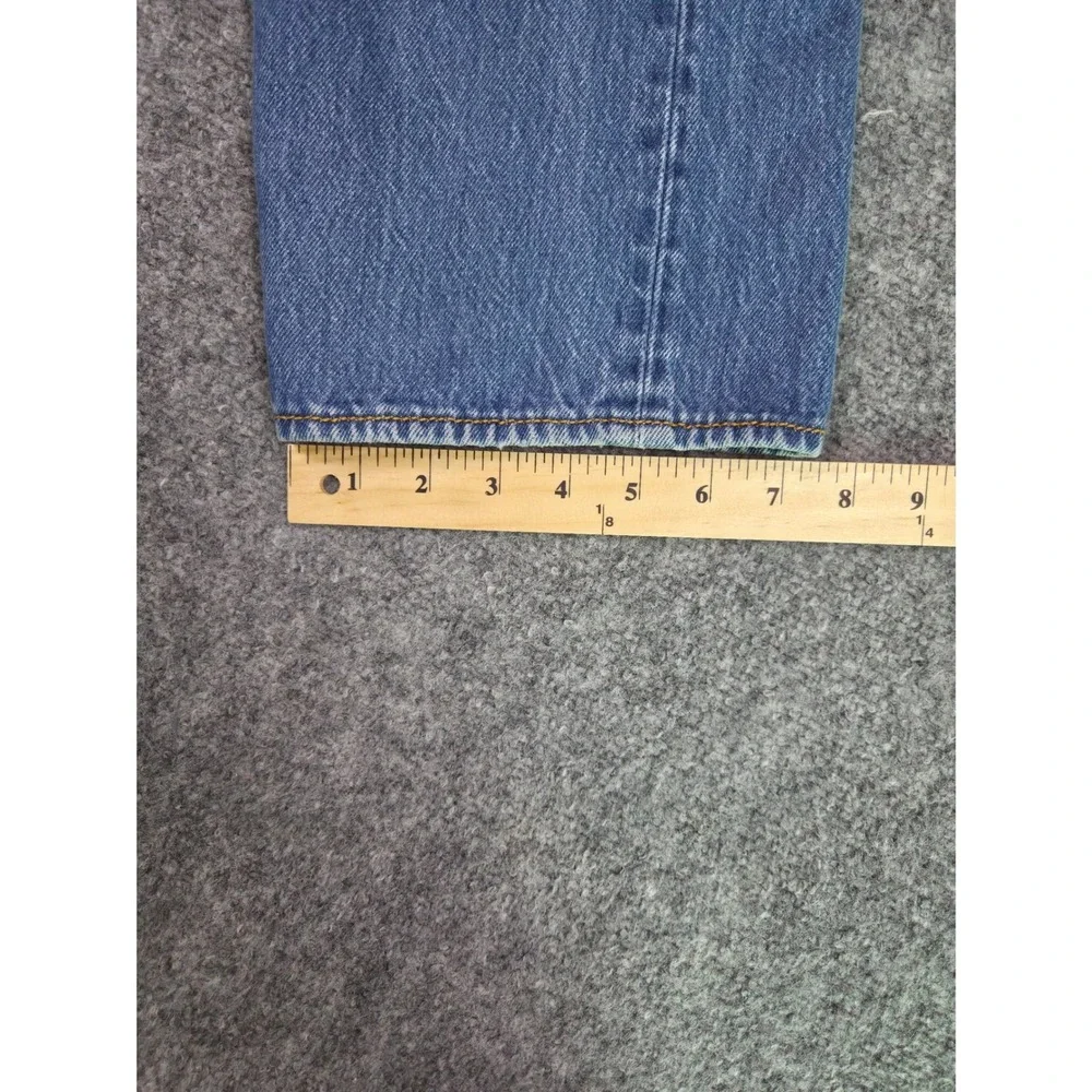 Levi's 501 Original Fit Jeans Mens 30x26 Blue Straight Leg Button Fly Denim